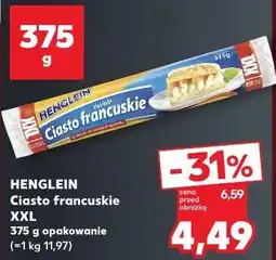 Kaufland Henglein Ciasto francuskie XXL oferta