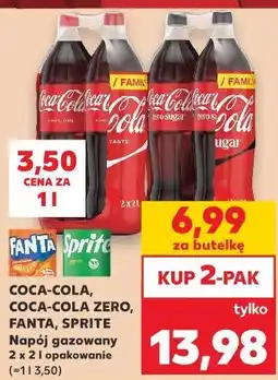 Kaufland Napój gazowany Coca-Cola, Coca-Cola Zero, Fanta, Sprite oferta