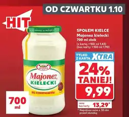 Kaufland Majonez Społem Kielce oferta