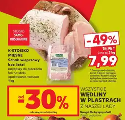 Kaufland Schab w plastrach K-Stoisko Mięsne oferta