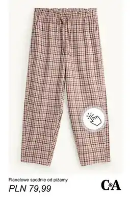C&A Flanelowe spodnie od piżamy C & A oferta