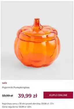 Home&You Pojemnik Pumpkinglass home & you oferta