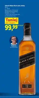 Lidl Whisky Johnnie Walker Black Label oferta