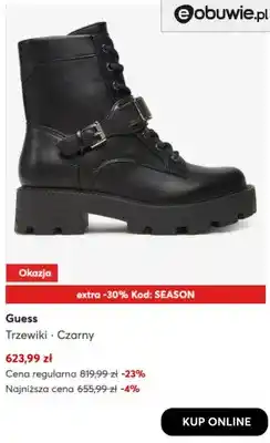 eobuwie Trzewiki Guess oferta