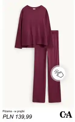 C&A Piżama w prążki C & A oferta