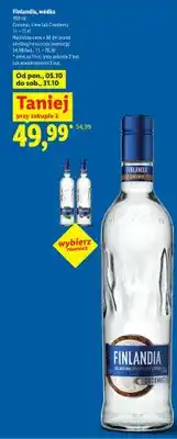 Lidl Wódka Finlandia Cranberry oferta