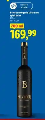 Lidl Spirit drink Belvedere Organic Dirty Brew oferta