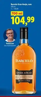 Lidl Rum Barcelo Gran Anejo oferta