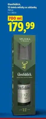 Lidl Whisky Glenfiddich 12-letnia ze szklanką oferta