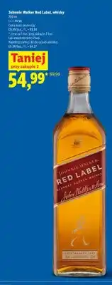 Lidl Whisky Johnnie Walker Red Label oferta