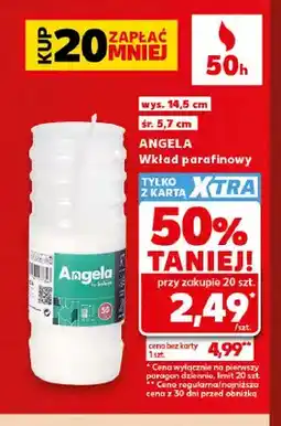Kaufland Wkład parafinowy Angela oferta