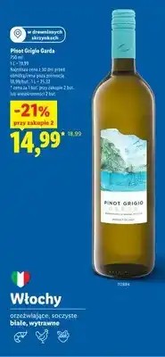 Lidl Wino białe Pinot Grigio Garda oferta