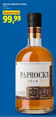 Lidl Whisky Paprocky Single Malt oferta