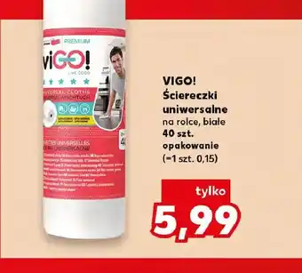 Kaufland Ściereczki uniwersalne na rolce białe Vigo! oferta
