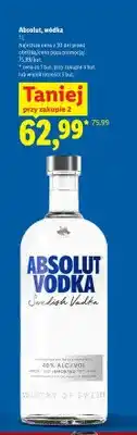Lidl Wódka Absolut oferta