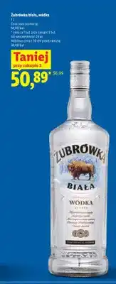 Lidl Wódka Żubrówka biała oferta