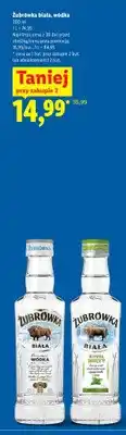Lidl Wódka Żubrówka Biała z nutą mięty oferta