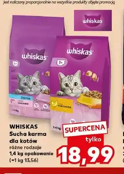 Kaufland Sucha karma dla kotów Whiskas z kurczakiem oferta