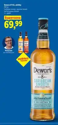 Lidl Whisky Dewars 8 Y.O. Caribbean Smooth oferta