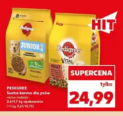 Kaufland Sucha karma dla psów Junior z drobiem i warzywami Pedigree oferta