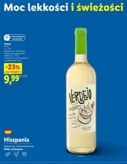 Lidl Wino białe wytrawne Verdejo oferta