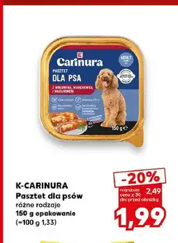 Kaufland Pasztet dla psów K-Carinura oferta