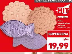 Kaufland Mata spowalniająca jedzenie kwiatek 20 cm oferta