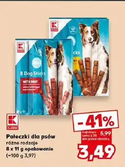 Kaufland Pałeczki dla psów z wołowiną K-Classic oferta