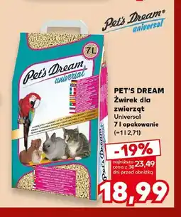 Kaufland Żwirek dla zwierząt Universal Pet's Dream oferta