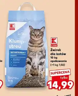 Kaufland Żwirek dla kotów K-Classic oferta