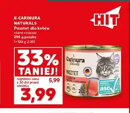 Kaufland Pasztet dla kotów K-Carinura Naturals oferta