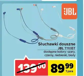 Carrefour Słuchawki t110 bt niebieskie 1 SZT oferta