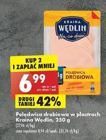 Biedronka Polędwica drobiowa 1 SZT 250 G oferta