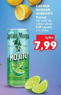 Kaufland CAPTAIN MORGAN, GORDON'S Koktajl oferta