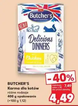 Kaufland BUTCHER'S Karma dla kotów oferta