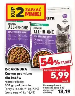 Kaufland K-CARINURA Karma Premium dla kotów oferta