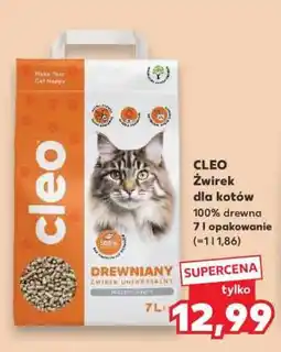 Kaufland CLEO Żwirek dla kotów oferta