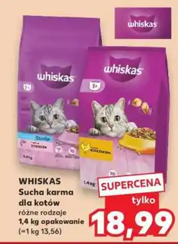 Kaufland WHISKAS Sucha karma dla kotów oferta