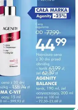 SuperPharm Tonik Agenity Balance oferta