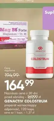 SuperPharm Preparat wzmacniający odporność Genactiv Colostrum oferta