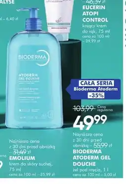 SuperPharm Żel do mycia Bioderma Atoderm Gel Douche oferta