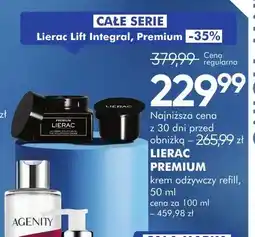 SuperPharm Krem odżywczy refill Lierac Premium oferta