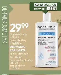 SuperPharm Dermedic Capilarte kojący szampon do włosów i nadwrażliwej skóry oferta