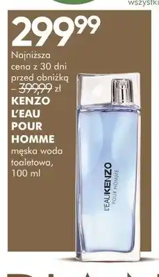 SuperPharm Męska woda toaletowa Kenzo L'Eau Pour Homme oferta
