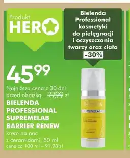 SuperPharm Krem na noc z ceramidami Bielenda Professional Supremelab Barrier Renew oferta