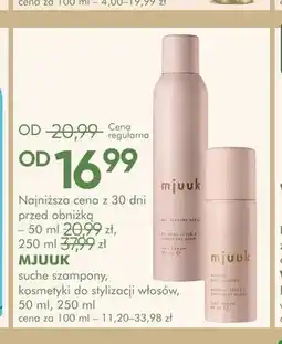 SuperPharm Suche szampony, kosmetyki do stylizacji włosów Mjuuk oferta