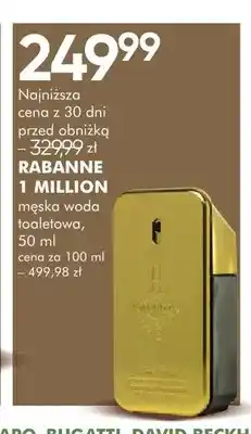 SuperPharm Męska woda toaletowa Rabanne 1 Million oferta