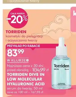 SuperPharm Serum do twarzy Torriden Dive In Low Molecular Hyaluronic Acid oferta
