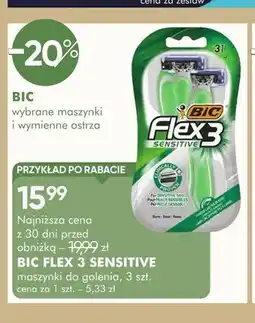 SuperPharm Maszynki do golenia Bic Flex 3 Sensitive oferta