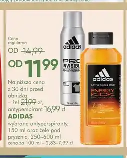 SuperPharm Antyperspiranty i żele pod prysznic Adidas oferta